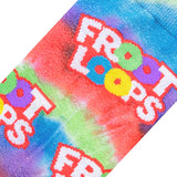 KELLOGGS FROOT LOOPS Men’s TIE DYE Socks ODD SOX Brand - Novelty Socks for Less