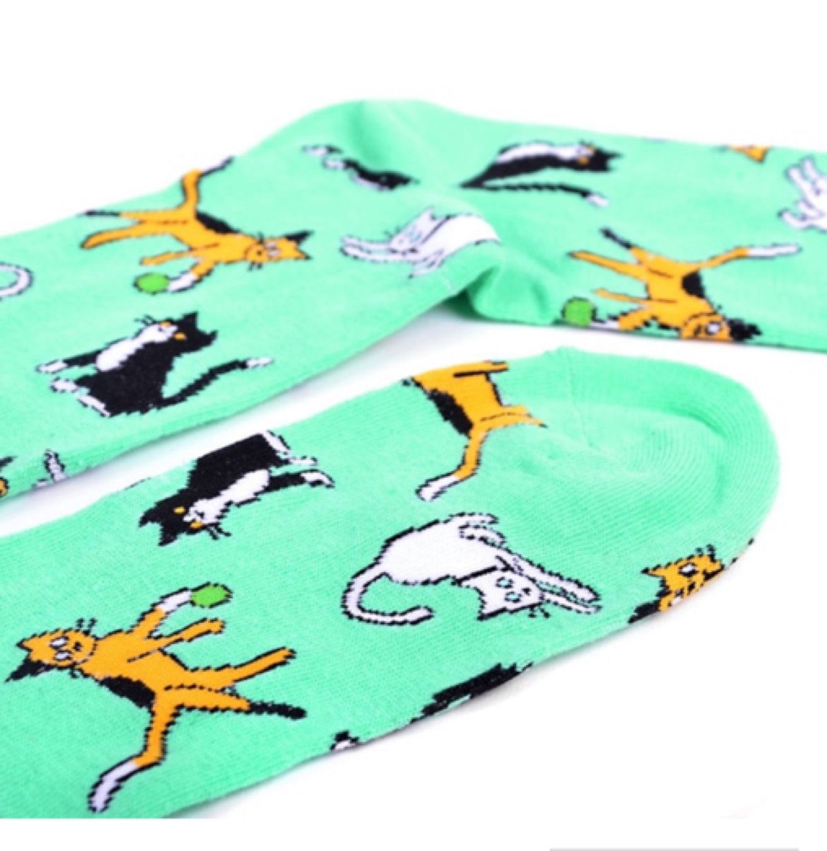 PARQUET BRAND Men’s PLAYFUL CATS Socks - Novelty Socks for Less