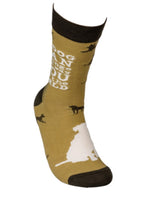 PRIMITIVES BY KATHY Unisex ‘DOG CAN CHANGE THE WAY YOU SEE THE WORLD’ - Novelty Socks for Less