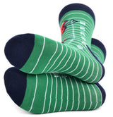 PARQUET MEN’S FOOTBALL SOCKS FOOTBALL FIELD, HELMET - Novelty Socks for Less