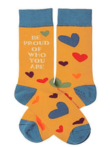 PRIMITIVES BY KATHY Unisex ‘BE PROUD OF WHO YOU ARE’ SOCKS - Novelty Socks for Less