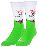 COOL SOCKS BRAND MEN’S LAWN MOWING SOCKS ‘FUCK THIS SHIT’ - Novelty Socks for Less