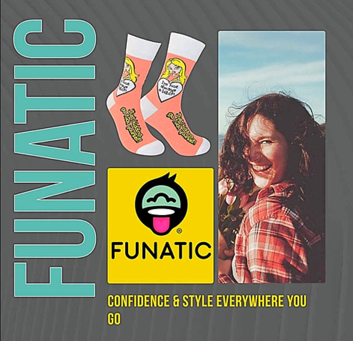 FUNATIC BRAND Unisex I’M NOT ALWAYS A BITCH, JUST KIDDING, GO FUCK YOURSELF - Novelty Socks for Less