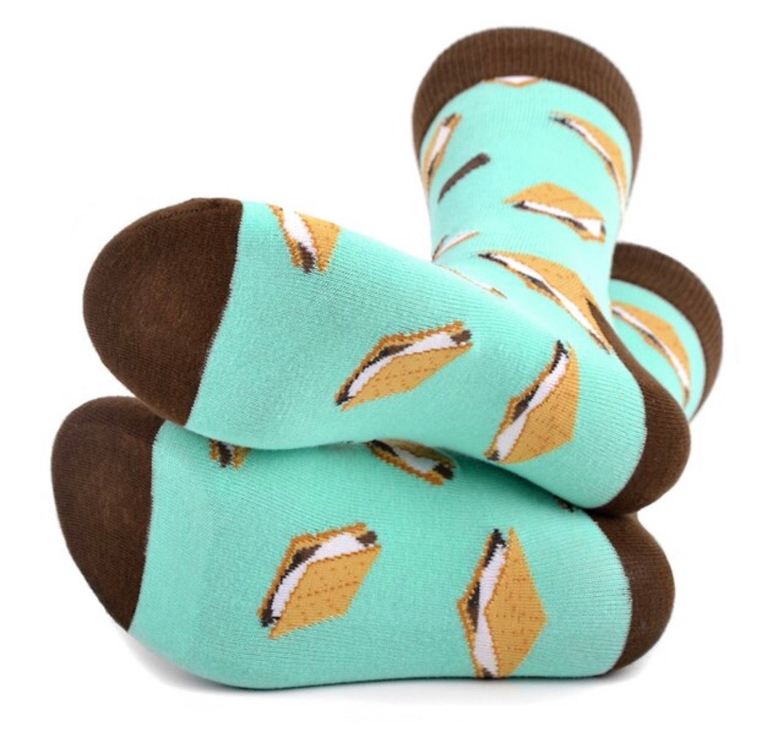 PARQUET BRAND Mens SMORES Socks - Novelty Socks for Less