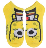 SPONGEBOB SQUAREPANTS Ladies 3 Pair Of Ankle Socks BIOWORLD Brand - Novelty Socks for Less