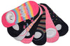 TOOTSIE ROLL POP Ladies 7 Pair Of No Show Liner Socks - Novelty Socks for Less