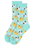 Parquet Brand Ladies KITTENS & PAW PRINTS Socks - Novelty Socks for Less