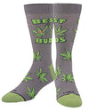 COOL SOCKS BRAND MEN’S MARIJUANA SOCKS ‘BEST BUDS’ - Novelty Socks for Less