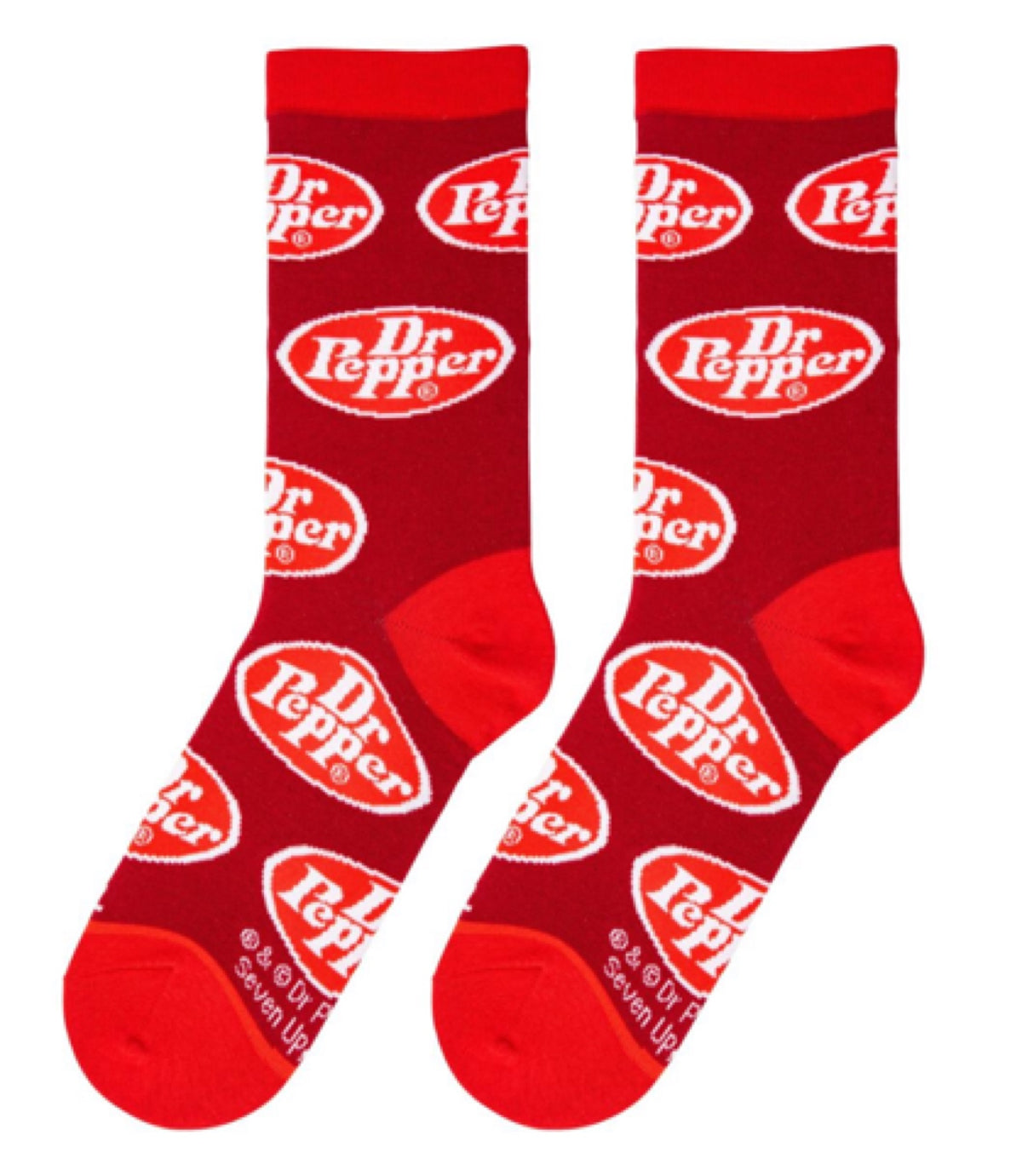DR. PEPPER Soda Ladies Socks COOL SOCKS Brand - Novelty Socks for Less