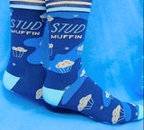 GROOVY THINGS Brand Men’s ‘STUD MUFFIN’ Socks - Novelty Socks for Less