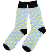 Parquet Brand Men’s YELLOW DUCKS Socks - Novelty Socks for Less