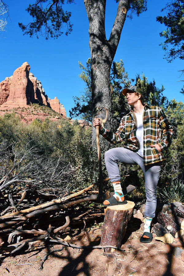 OOOH YEAH Brand Men’s BEAVER Socks ‘I GOT WOOD’ - Novelty Socks for Less