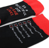 PARQUET Brand Men’s HEALTHCARE/MEDICAL Socks #REALSUPERHERO Socks - Novelty Socks for Less