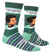 DIFF’RENT STROKES TV SHOWMEN’S SOCKS ARNOLD JACKSON ‘WHATCHU TALKIN’ BOUT WILLIS?’ - Novelty Socks for Less