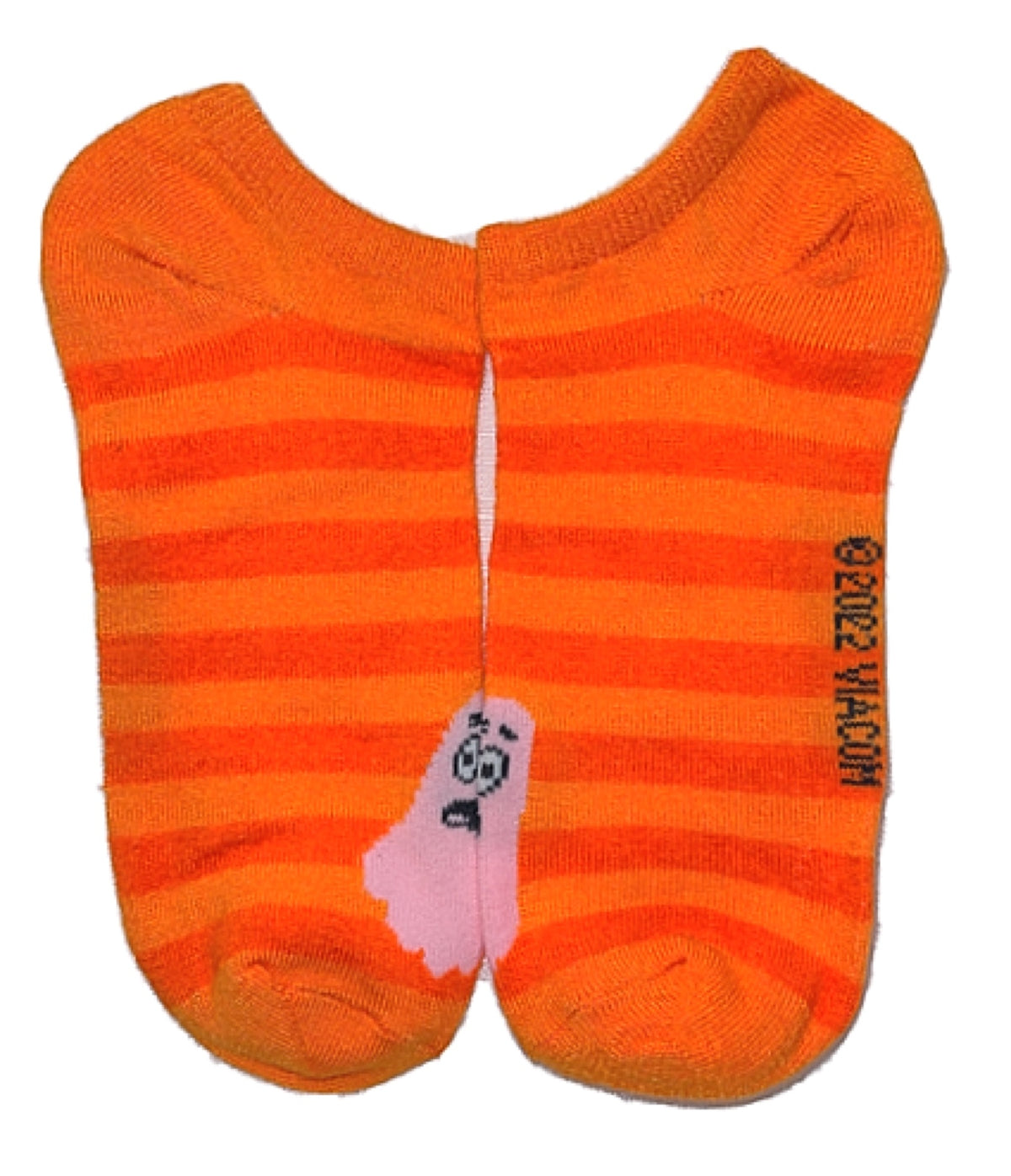 SPONGEBOB SQUAREPANTS LADIES HALLOWEEN 5 PAIR NO SHOW SOCKS ‘SCAREDY PANTS’ - Novelty Socks for Less