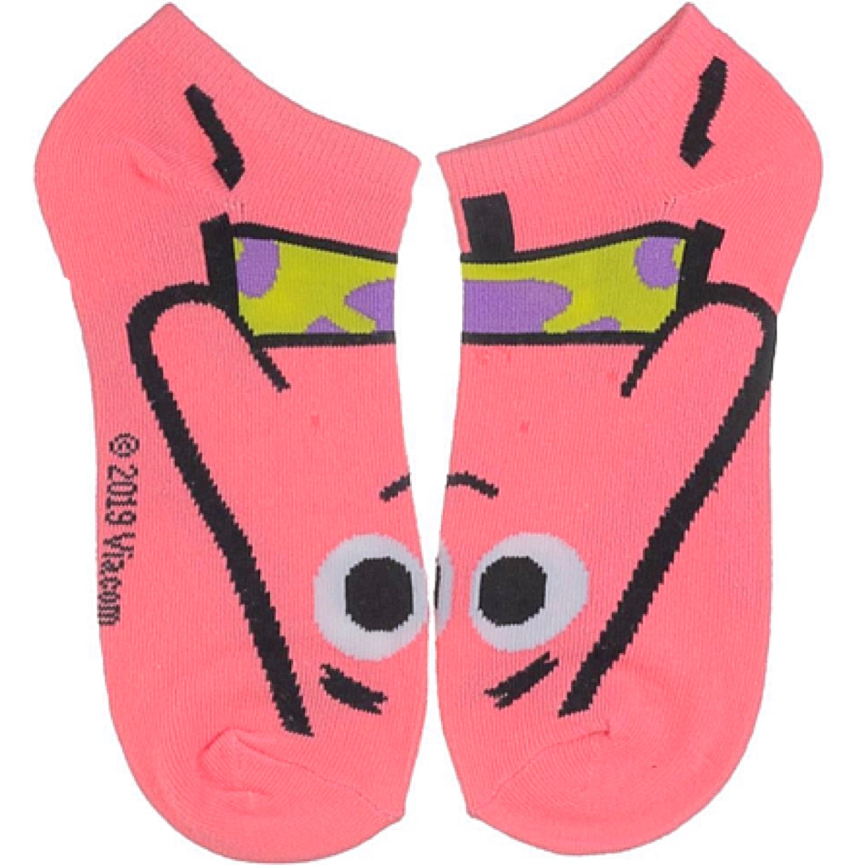 SPONGEBOB SQUAREPANTS Ladies 3 Pair Of Ankle Socks BIOWORLD Brand - Novelty Socks for Less