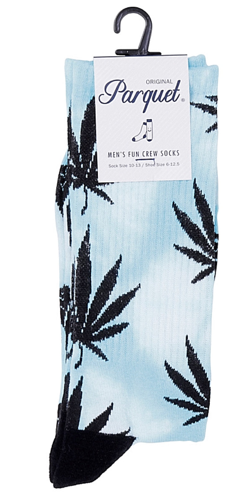 PARQUET Brand Men’s TIE DYE MARIJUANA POT Socks - Novelty Socks for Less