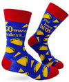 FABDAZ BRAND MEN’S GO AWAY UNLESS YOU HAVE TACOS SOCKS - Novelty Socks for Less