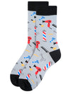 PARQUET Brand Ladies BARBER SHOP Socks - Novelty Socks for Less
