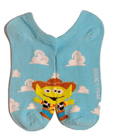 DISNEY’S PIXAR Ladies TOY STORY 5 Pair Of NO SHOW SOCKS ALIENS IN COSTUMES - Novelty Socks for Less