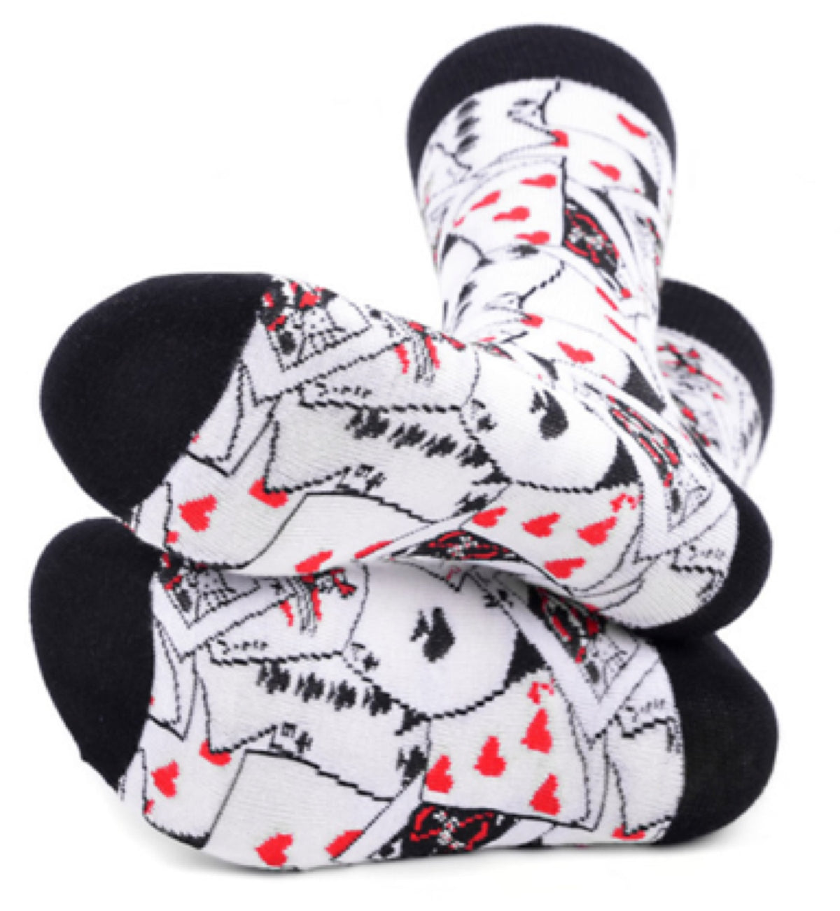 PARQUET BRAND MEN’S PLAYING CARDS POKER SOCKS (CHOOSE COLOR) - Novelty Socks for Less