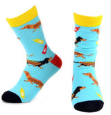 Parquet Brand Ladies DACHSHUND DOGS Socks - Novelty Socks for Less