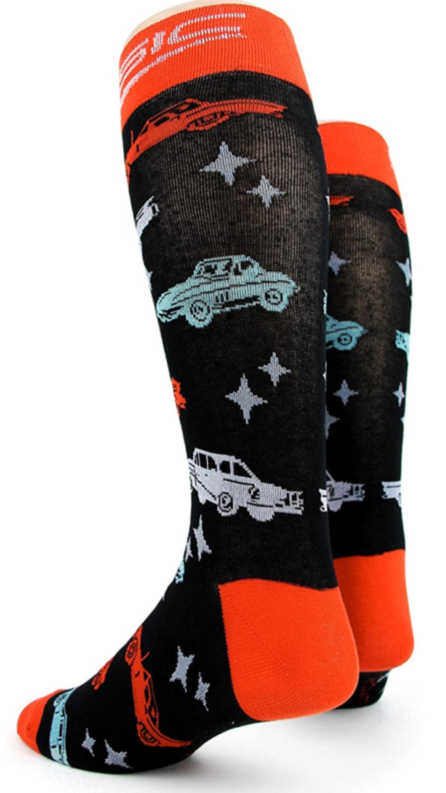 FOOT TRAFFIC BRAND MEN’S VINTAGE CARS SOCKS - Novelty Socks for Less