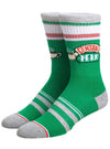 FRIENDS TV SHOW Men’s CENTRAL PERK Crew Socks BIOWORLD BRAND - Novelty Socks for Less