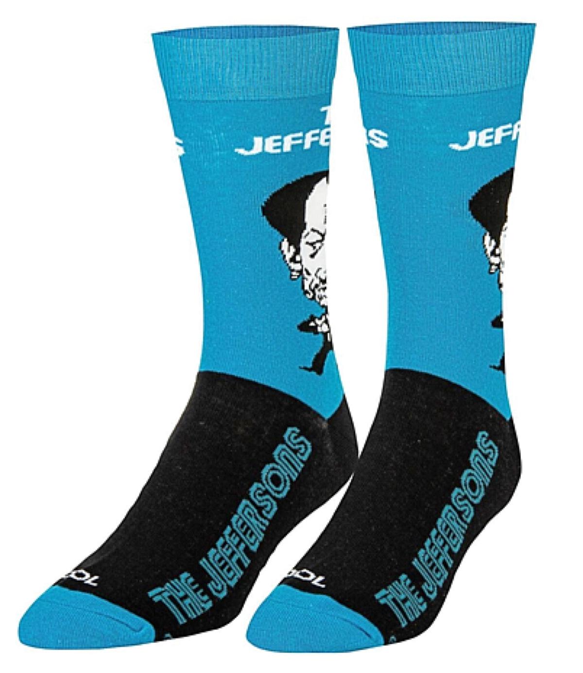 THE JEFFERSONS TV SHOW MEN’S SOCKS COOL SOCKS BRAND GEORGE JEFFERSON - Novelty Socks for Less