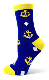 FABDAZ Brand Ladies PROUD NAVY MOM Socks - Novelty Socks for Less