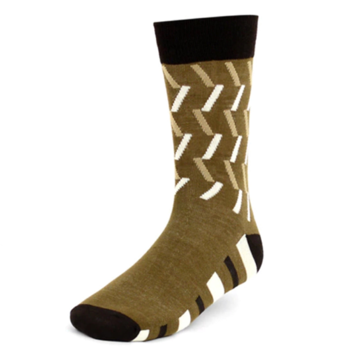PARQUET Brand Men’s 3 Pair Socks Camo & Geometric Pattern - Novelty Socks for Less