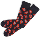 PARQUET BRAND Mens SEXY LIP BITE Socks - Novelty Socks for Less