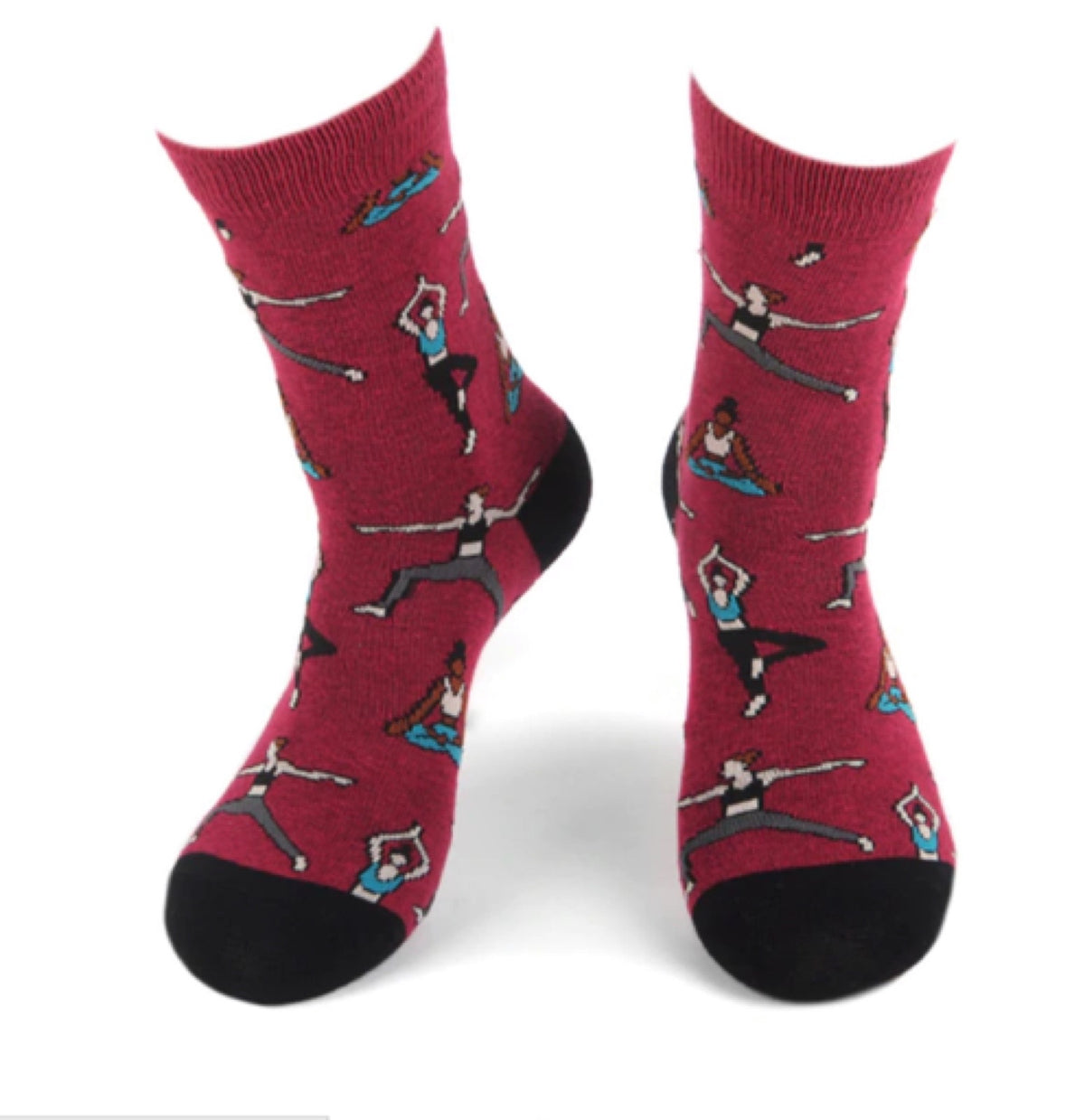 PARQUET BRAND LADIES YOGA PATTERN - Novelty Socks for Less