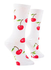 COOL SOCKS Brand Ladies CHERRY Socks ‘CHERRY ON TOP’ - Novelty Socks for Less