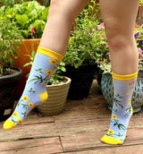FABDAZ Brand Ladies SUCK IT UP BUTTERCUP Socks - Novelty Socks for Less