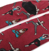 PARQUET BRAND LADIES YOGA PATTERN - Novelty Socks for Less