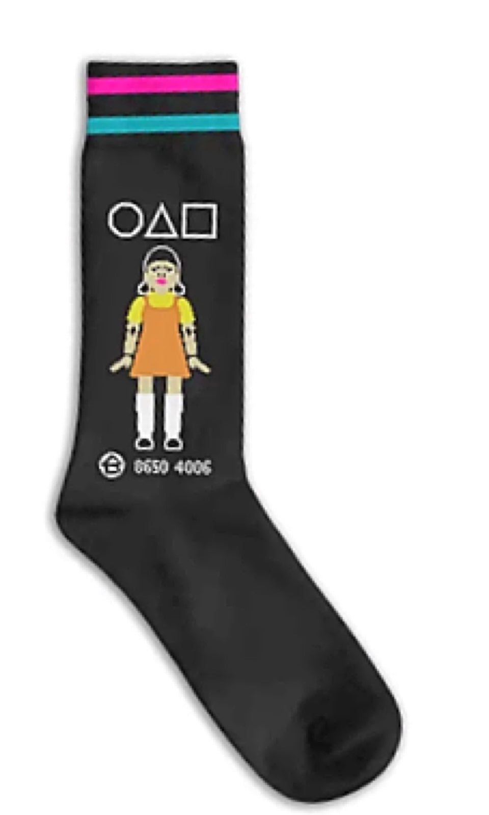 FUNATIC Brand SQUID GAME Unisex Socks YOUNGHEE DOLL - Novelty Socks for Less