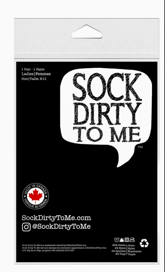 SOCK DIRTY TO ME Brand Men’s ‘LEAVE ME ALONE I’M ONLY SPEAKING TO MY DOG TODAY’ - Novelty Socks for Less