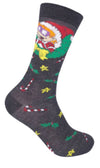 RUGRATS Mens CHRISTMAS Socks CHUCKIE IN SANTA HAT - Novelty Socks for Less
