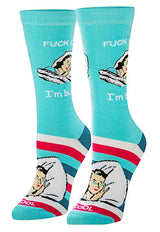 COOL SOCKS BRAND LADIES ‘FUCK OFF I’M BUSY’ SOCKS - Novelty Socks for Less