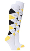 SOCKS N SOCKS Brand Ladies ARGYLE Knee High Socks - Novelty Socks for Less