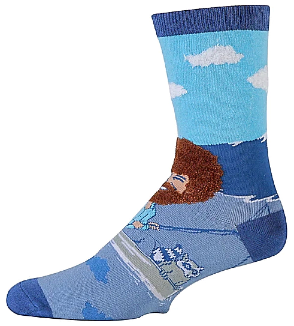 BOB ROSS Men’s ‘LET’S SAIL’ Socks OOOH YEAH BRAND - Novelty Socks for Less