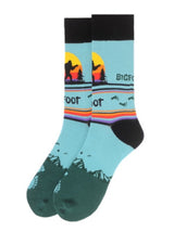 PARQUET BRAND Mens’s BIGFOOT Socks - Novelty Socks for Less