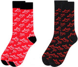 Parquet Brand Men’s LOVE Socks VALENTINES DAY (CHOOSE COLOR) - Novelty Socks for Less