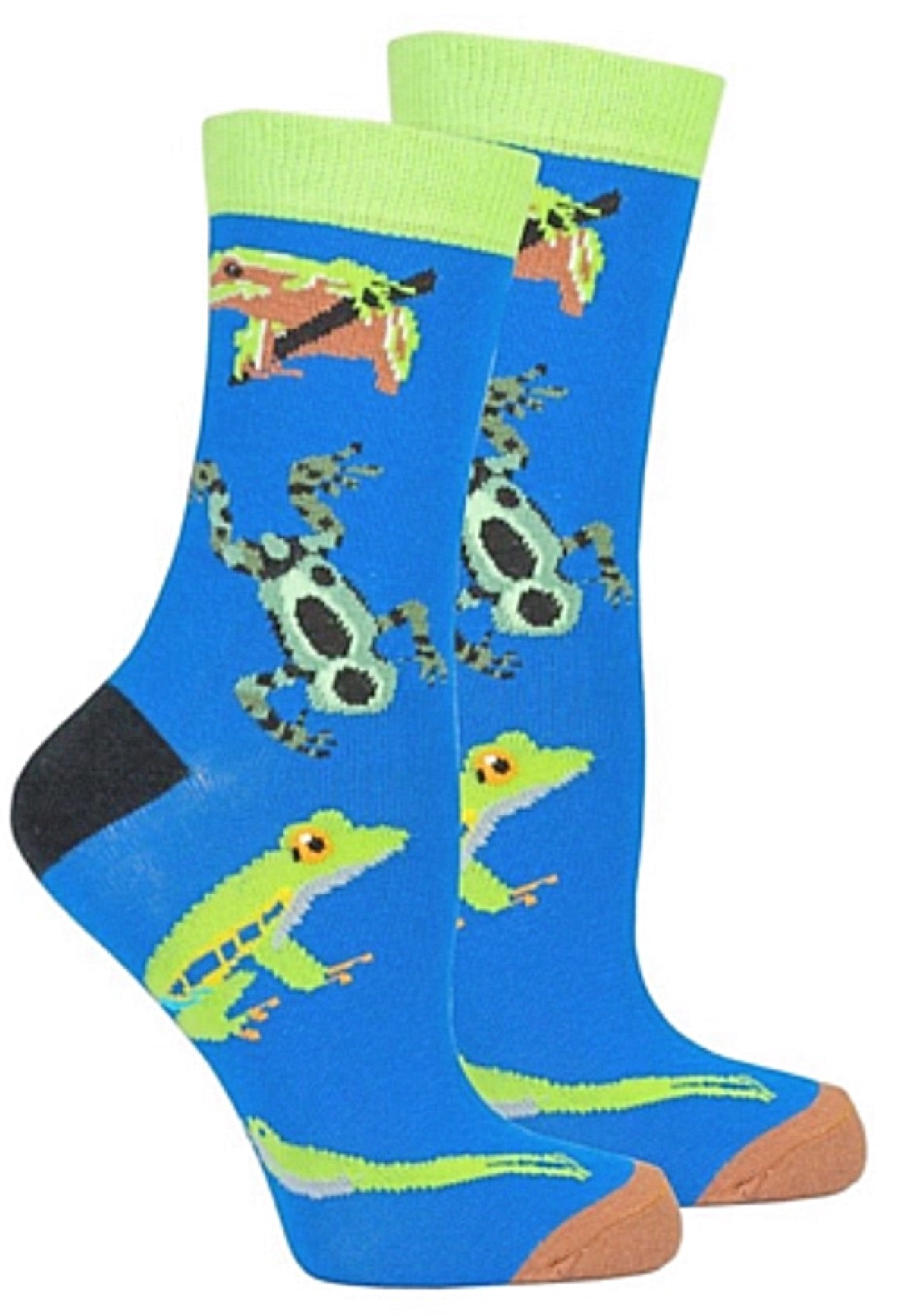 SOCKS N SOCKS Brand Ladies FROG Socks - Novelty Socks for Less