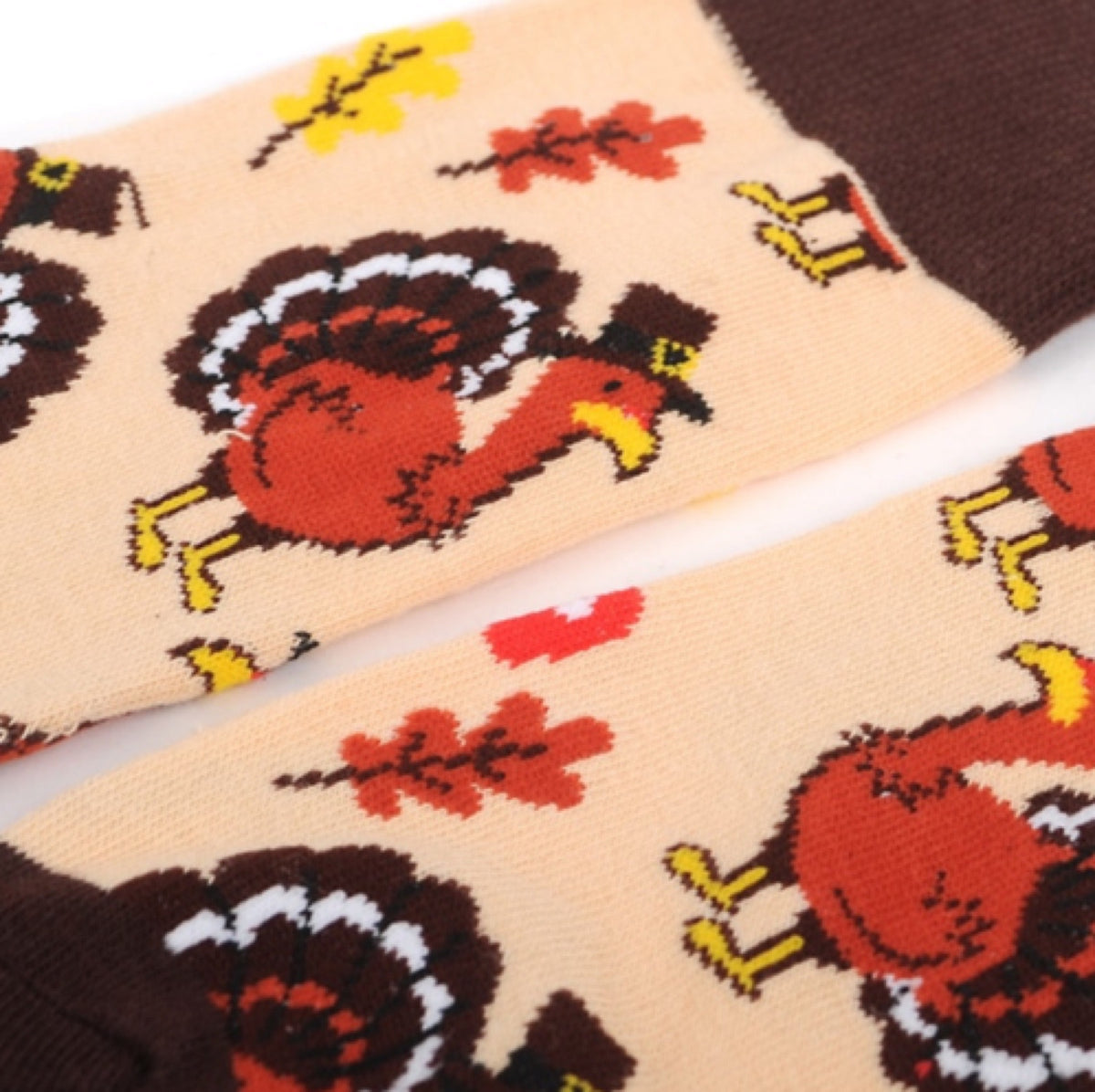 PARQUET BRAND Men’s THANKSGIVING TURKEY’S SOCKS - Novelty Socks for Less