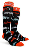 FOOT TRAFFIC BRAND MEN’S VINTAGE CARS SOCKS - Novelty Socks for Less