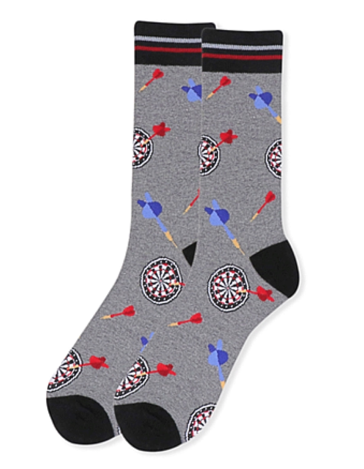 PARQUET Brand Men’s DART BOARD Socks - Novelty Socks for Less
