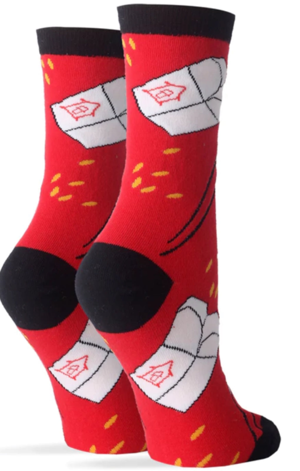 OOOH YEAH Brand Ladies FORTUNE COOKIES Socks - Novelty Socks for Less