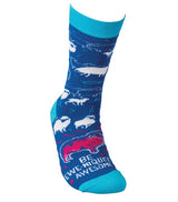 PRIMITIVES BY KATHY LOL SOCKS ‘BE EWE-NIQUELY AWESOME’ - Novelty Socks for Less